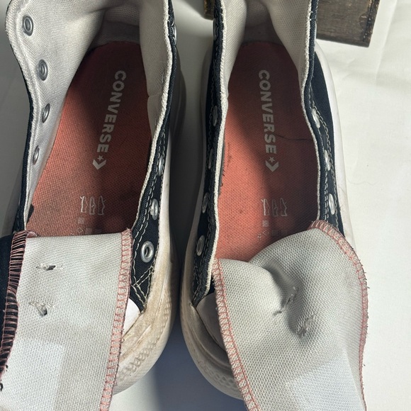 Converse Chuck Taylor All Star Black and White High-Top Sneakers - Picture 6 of 6